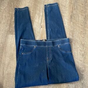 Medium blue soft jean legging